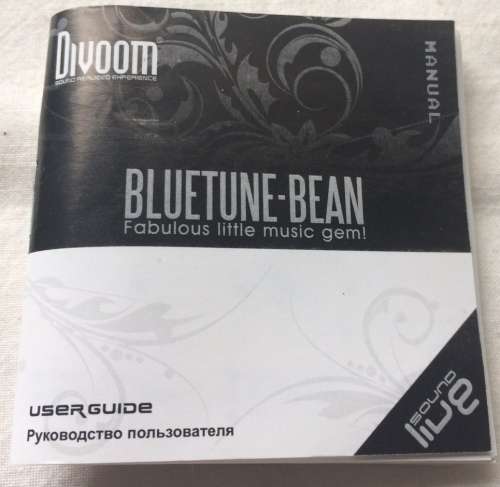 Divoom Bluetune Bean Portable Bluetooth Micro Speaker (Blue)