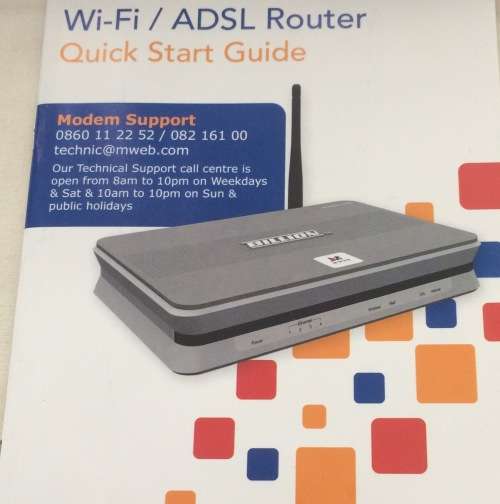 Billion W40 ADSL Modem Wireless Router Combo Bargain