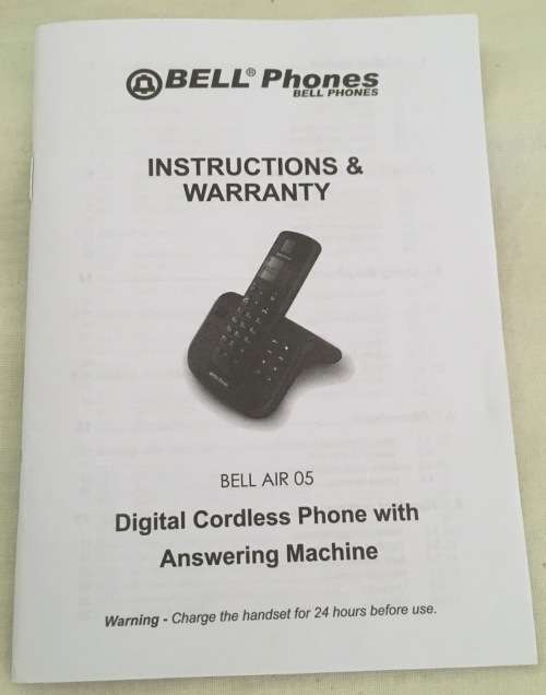Bell Air-05 TAM Cordless Phone Like New!