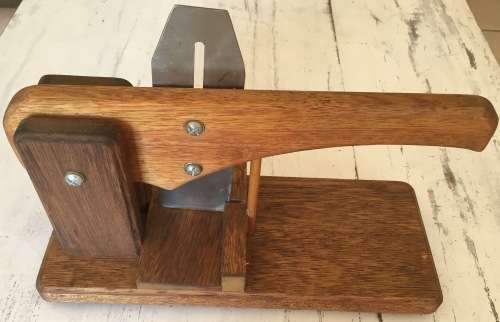 Wooden Biltong Cutter