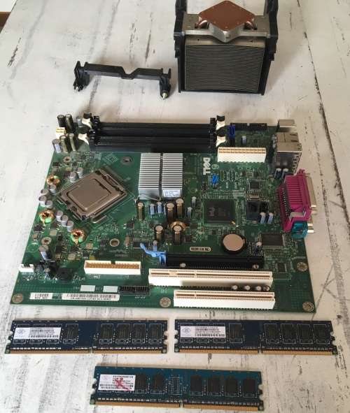 Dell Optiplex 745 Motherboard Bundle Including Intel Pentium D 3GHZ Dual Core Processor