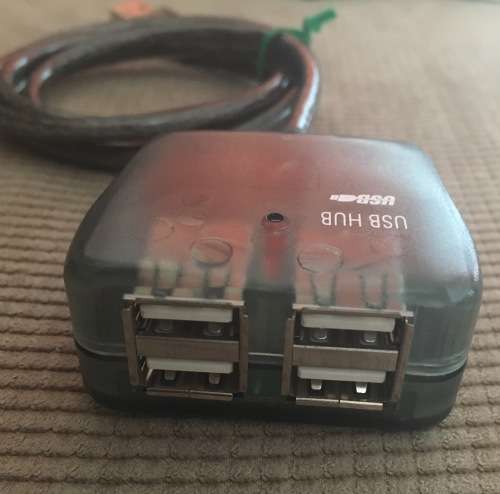 4 Port USB Hub With Cable Extension