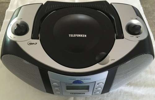 Telefunken P5  Portable Radio Cd And MP3 Player