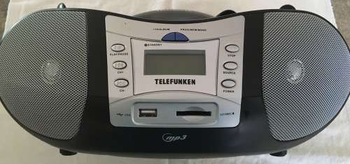 Telefunken P5  Portable Radio Cd And MP3 Player