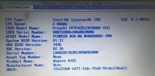 Acer Aspire 4315 Laptop Bargain