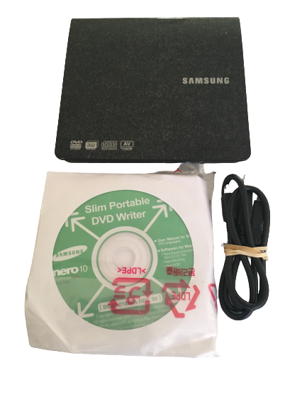 Samsung Slim Portable External DVD Writer Including USB Cable (Model SE-208AB/TSBS)