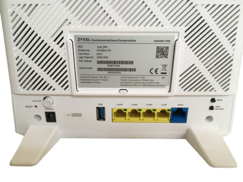 Zyxel Dual-Band Wireless AC/N Gigabit Ethernet Gateway (Fibre Router) (Like New Condition)