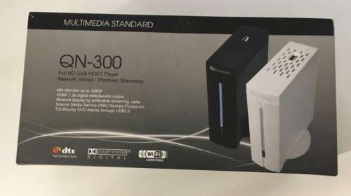 Multimedia Full HD USB Host Player Model QN-300 (Black)