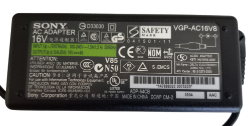 Sony Laptop Original Ac Adapter VGP-AC16V8 For Laptop