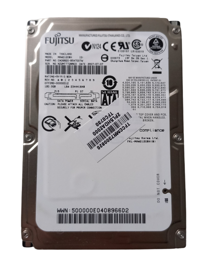 Fujitsu 120GB Sata Laptop Hard Drive