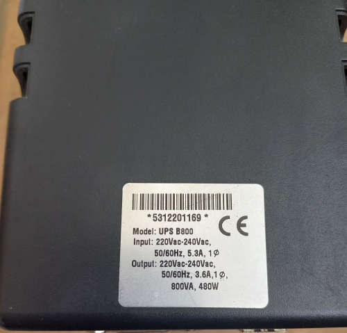 Proline UPS B800 800VA 480W (brand new battery)