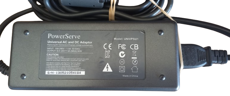 Powerserve Universal AC Adaptor 8.4 24V 6A (max) 90W