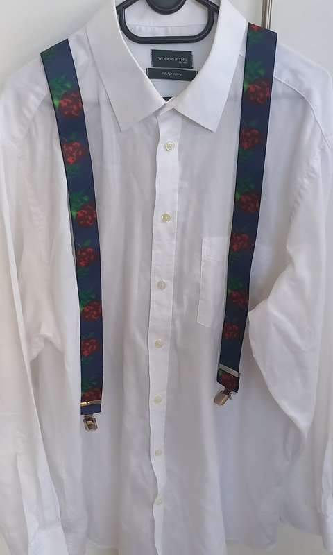 Set Of 3 Men`s Suspenders