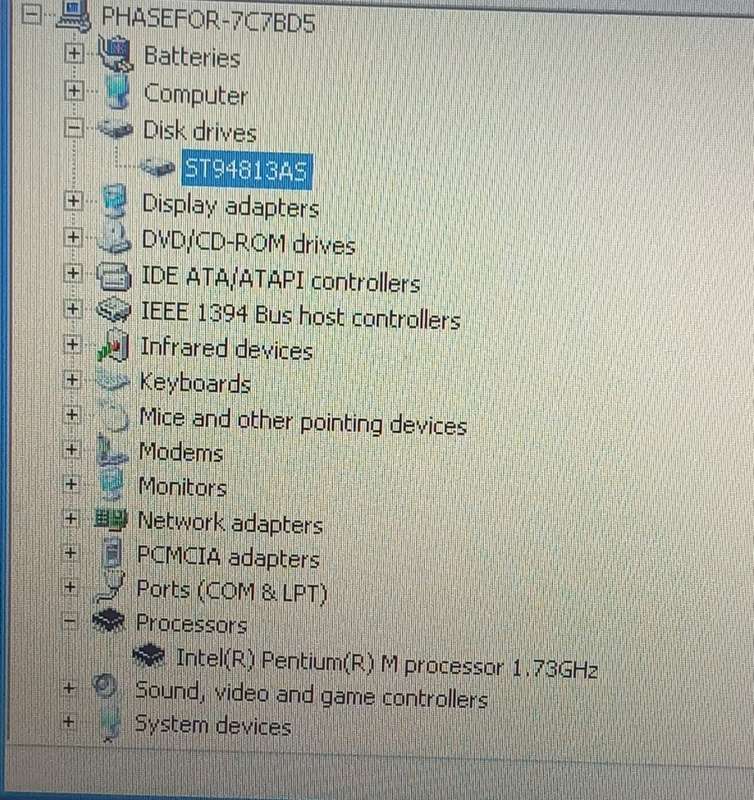 Fujitsu Siemens Lifebook Windows XP Laptop