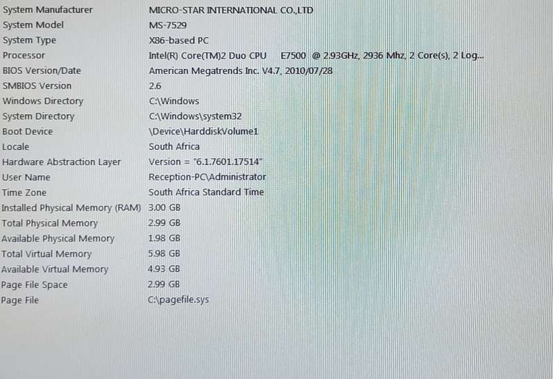 MSI G31TM-P21 Motherboard Bundle Including Processor & Ram Memory