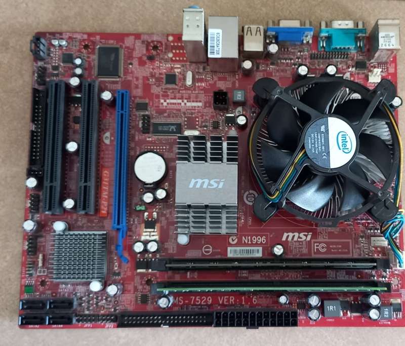 MSI G31TM-P21 Motherboard Bundle Including Processor & Ram Memory