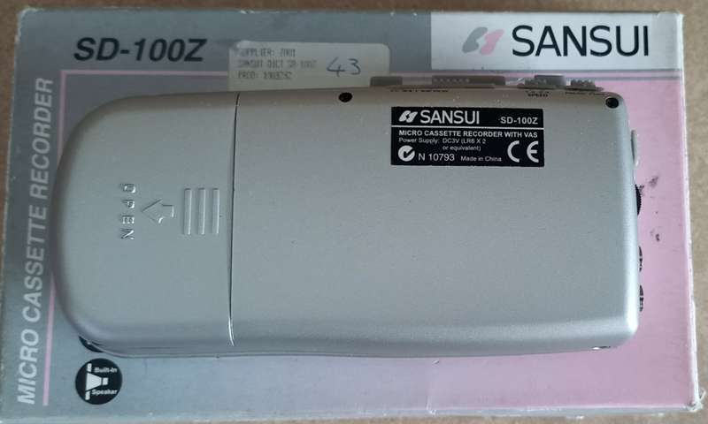 Sansui SD-100Z Personal Micro Cassette Recorder