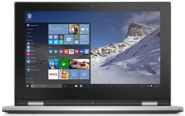 Dell Silver 11.6` Inspiron 3157 touch screen 2-in-1 Convertible Laptop PC with Intel Celeron N3050