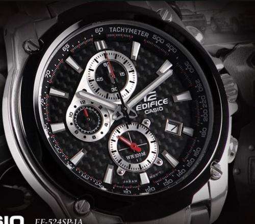 **R9.000.00**CASIO EDIFICE RACING CAR DESIGN STAINLESS STEEL SUPER COOL  MEN'S WATCH EF-524SP-1AV
