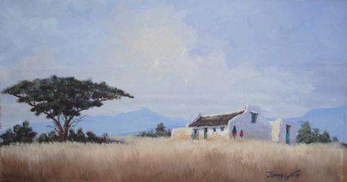 ORIGINAL PAINTING BY JEMMIE SMITH (Daughter of the late Malachi Smith) 'Stilbaai' !!!WORTH R1600!!!