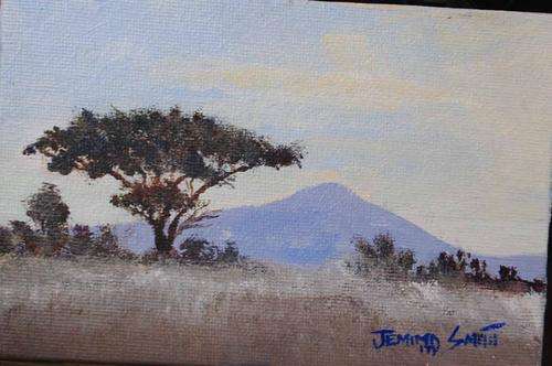 ORIGINAL PAINTING BY JEMMIE SMITH (Daughter of the late Malachi Smith) 'Veld' !!!WORTH R750!!!