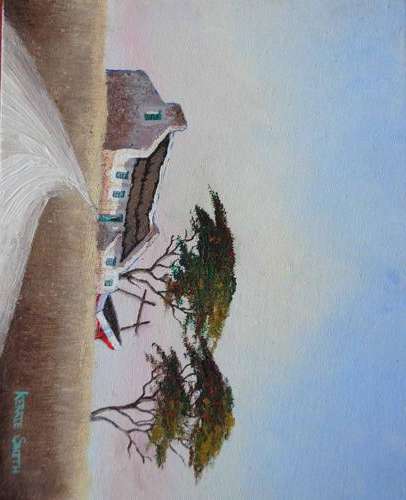 ORIGINAL PAINTING BY KERRIE (Daughter of the late Malachi Smith) 'Stilbaai' !!!WORTH R1250!!!