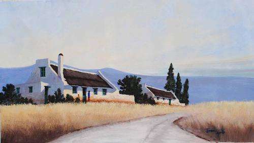 ORIGINAL PAINTING BY JEMMIE SMITH (Daughter of the late Malachi Smith) 'Stilbaai' !!!WORTH R1900!!!