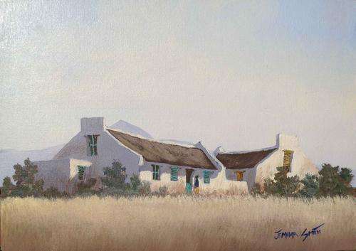 ORIGINAL PAINTING BY JEMMIE SMITH (Daughter of the late Malachi Smith) 'Stilbaai' !!!WORTH R1450!!!