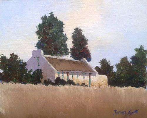 An original painting by Jemima Smith 'Cozy Cottage' Worth R1200!! (21 x 26)