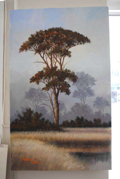 MALACHI SMITH ORIGINAL PAINTING 'TREE AND POND' !!!!R24900!!!!