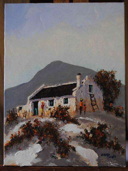 ERNA SMITH ORIGINAL PAINTING 'STRUISBAAI' !!!!1400!!!!