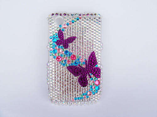 blingberry* Blackberry Curve 8520 / 9300 snap-on bling cover