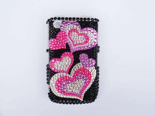 *blingberry* Blackberry Curve 8520 / 9300 snap-on bling cover