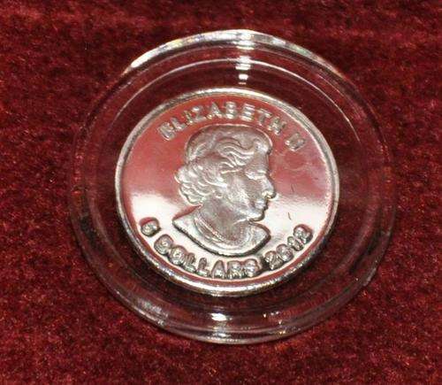 One Gram .999 silver Canadian bullion coin   !!! R1 starting bid !!!