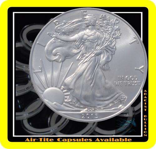 2015 - Silver American Eagle Dollar  !!! Optional Air-Tite Capsule available !!!