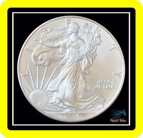 2014 - American Silver Eagle Dollars  (UNC x 7)