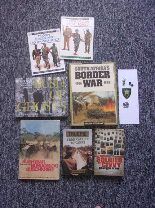 Lot of 7 SADF -related books. All in good condition.