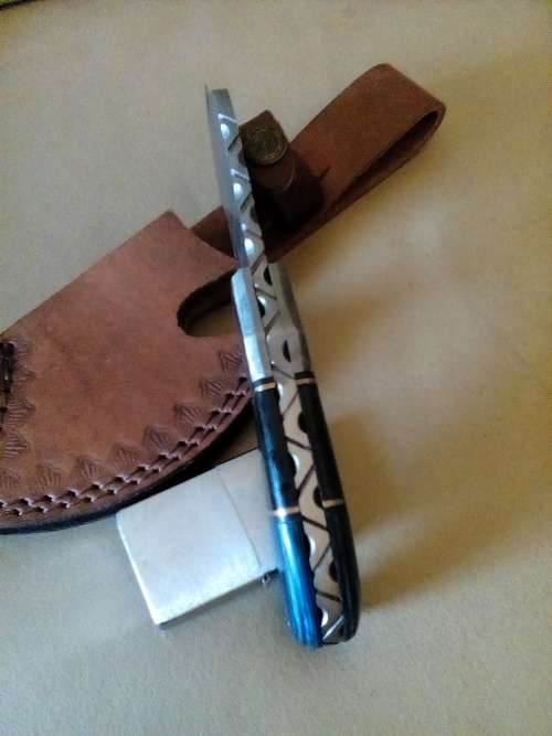 Handmade Damascus Steel Skinner/Cleaver