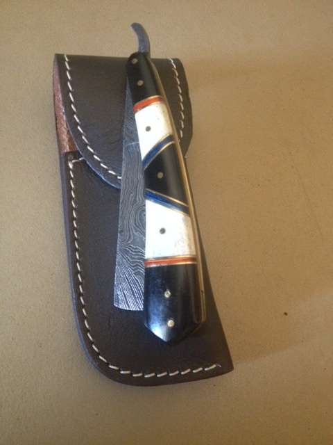 Hand Made Damascus Steel Razor-LAST TO BE AUCTIONED !!!