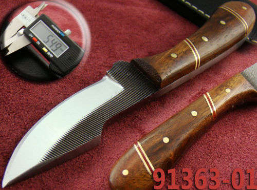 Small Hand Made File Steel Skinning Knife-please read size description