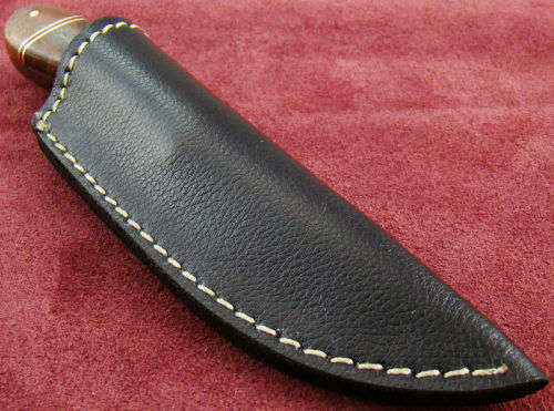 Small Hand Made File Steel Skinning Knife-please read size description