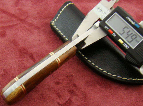 Small Hand Made File Steel Skinning Knife-please read size description