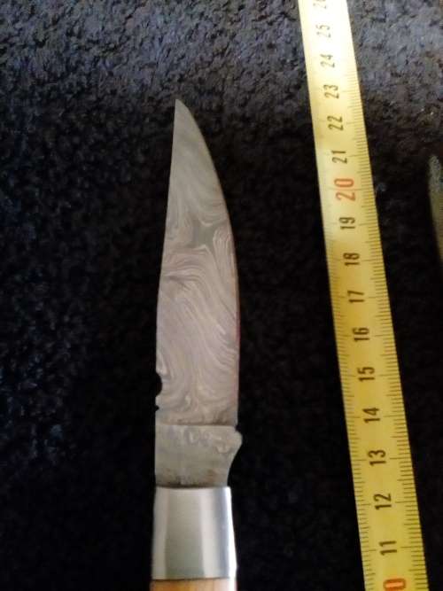 Hand Made Damascus Steel Folding Knife-Two Available
