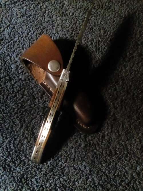 Hand Made Damascus Steel Folding Knife