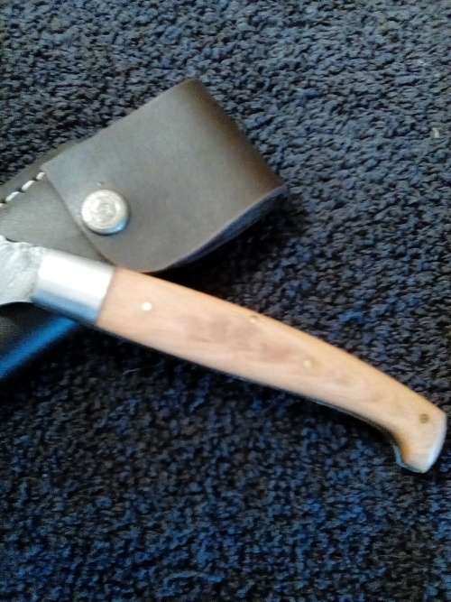 Hand Made Damascus Steel Folding Knife-Two Available