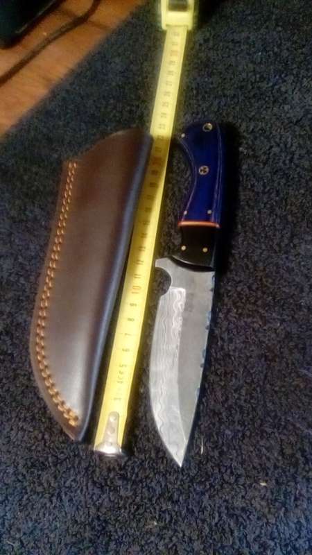 Hand Made Damascus Steel Knife-PLEASE READ DESCRIPTION