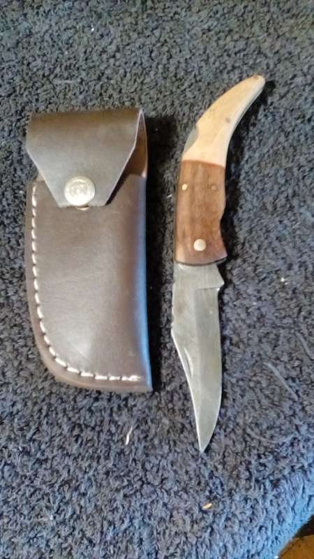 Hand Made Damascus Steel Folding Knife