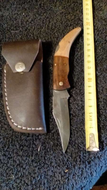 Hand Made Damascus Steel Folding Knife