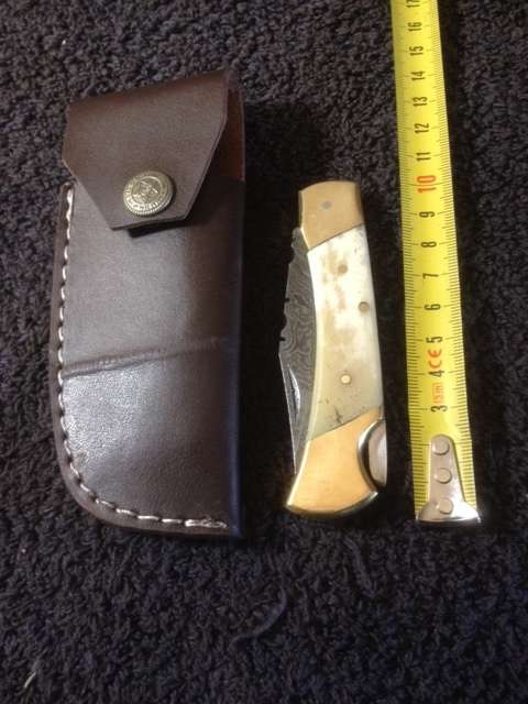 Damascus Steel Folding Knife