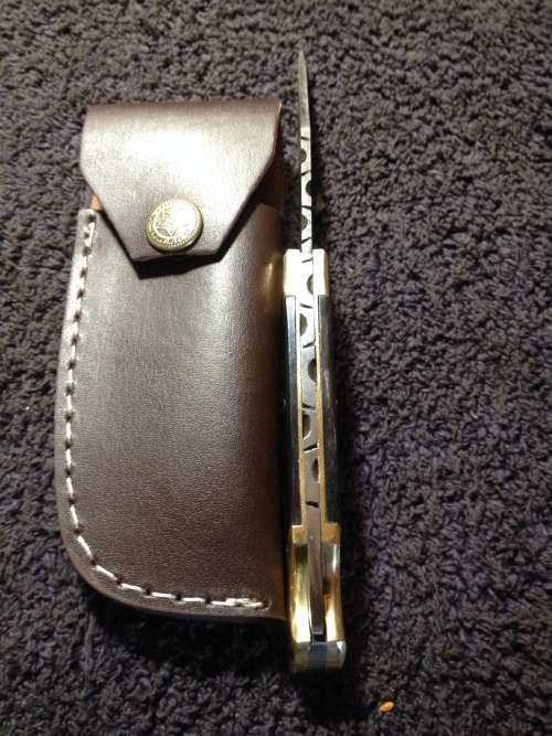 Hand Made Damascus Steel Folding Knife